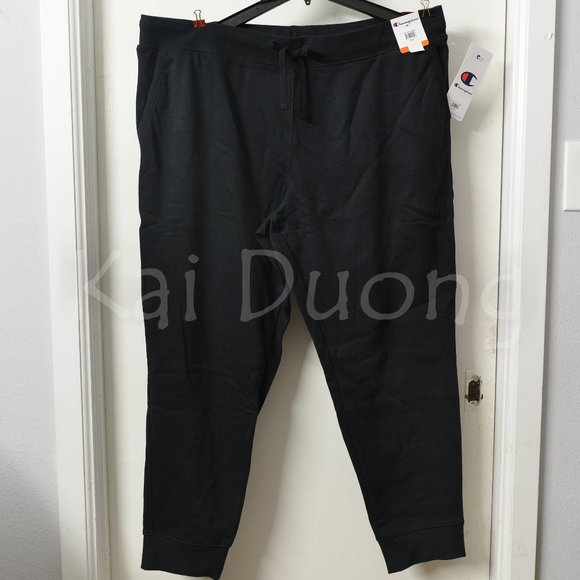 Champion women Sueded‎ Fleece Jogger Black XXL - Picture 1 of 3